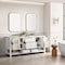 James Martin Vanities Breckenridge 72in Double Vanity Cabinet, Bright White 330-V72-M-BW - alternate 6